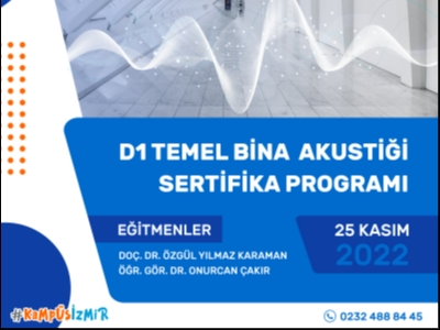 D1 Temel Bina  Akustiği Sertifika Programı