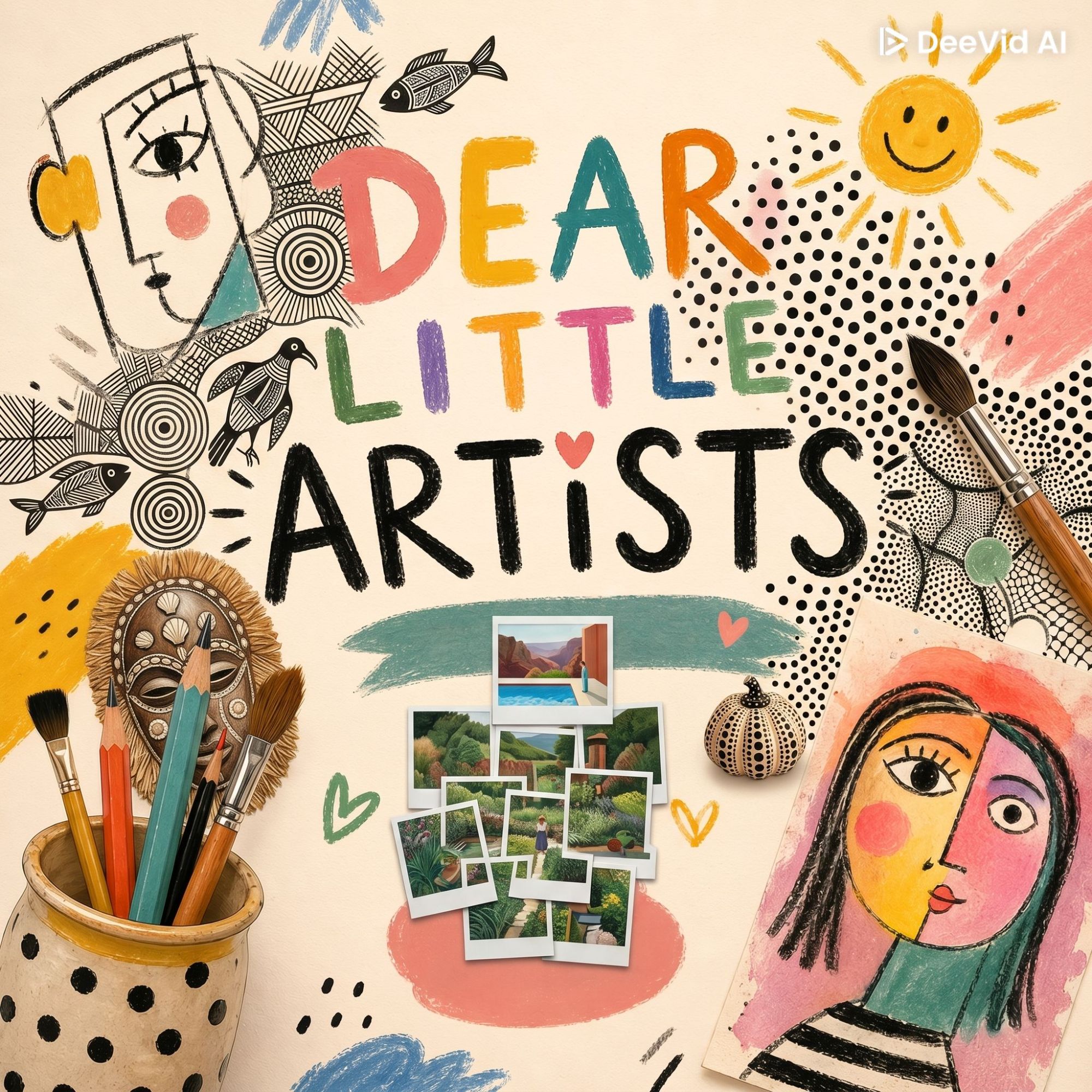 Dear Little Artists/Sevgili Küçük Sanatçılar - Letters from Famous Artists to Little Artists/Ünlü Sanatçılardan Küçük Sanatçılara Mektuplar
